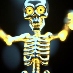 Watch out, this skeleton is alive!