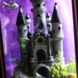 Themed decorations, like a castle, can add a touch of whimsy to your fish tank