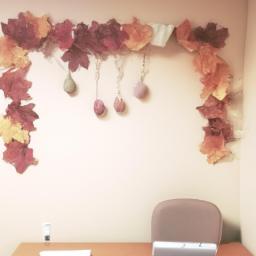 Making the most of your small workspace with fall-inspired decor