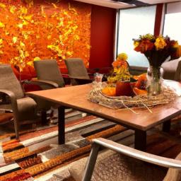 Creating a welcoming environment for meetings during the fall season