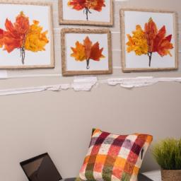 Adding personality and warmth to your workspace with fall decor
