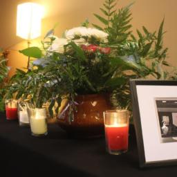 Funeral Table Decoration Ideas