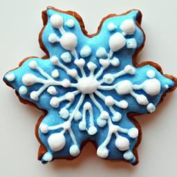 Bring a winter wonderland to your cookie platter with these beautiful snowflake gingerbread cookies!
