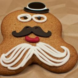 This gingerbread man is channeling his inner gentleman with his dapper look!