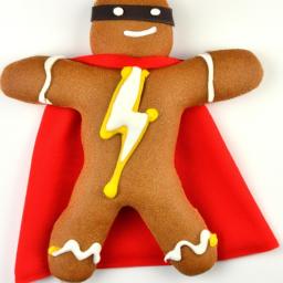 This gingerbread man is here to save the day with his sugary powers!