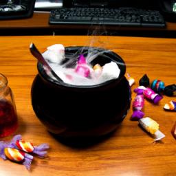 Add some festive flair to your office with these Halloween desk decoration ideas!