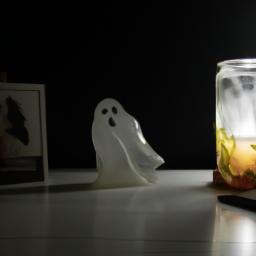 Create a hauntingly beautiful desk setup with these Halloween decorating ideas!