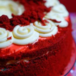 How To Decorate A Red Velvet Cake