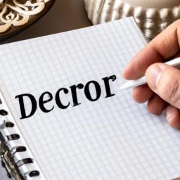How To Spell Decor
