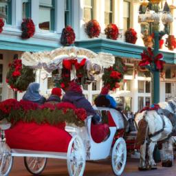 Experience the magic of Leavenworth's Christmas celebration with a horse-drawn carriage ride