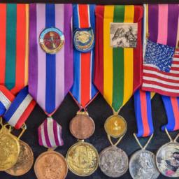 These ribbons and medals represent the veteran's service, sacrifice, and dedication to their country.