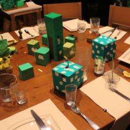 Set the scene for a memorable Minecraft-themed party with creative table decorations!