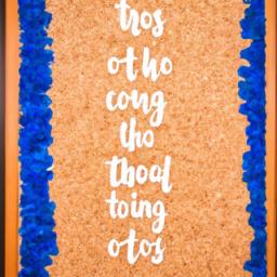 Stay motivated and inspired with this easy DIY cork board project