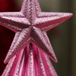 The perfect finishing touch to your pink Christmas tree!