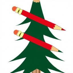 Stick to tradition with classic red and green ornaments on your slim pencil Christmas tree