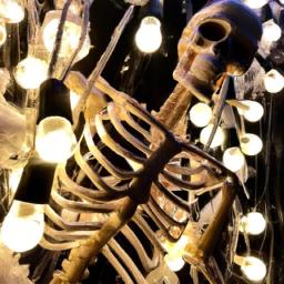 Light up the night with this creepy skeleton!