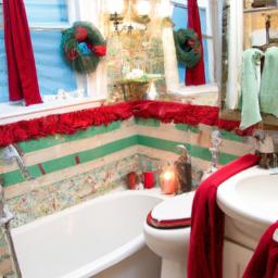 Deck the halls (and the bathroom) with classic Christmas decor that never goes out of style.