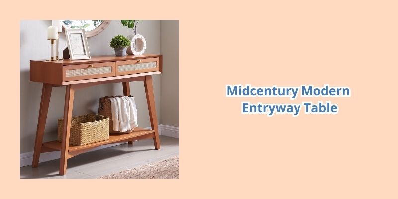 Midcentury Modern Entryway Table