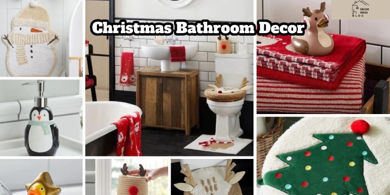 Christmas Bathroom decor idea